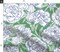 Blue Preppy Floral Peony Flowers Green Botanical Modern Lines Garden Spring Grandmillennial Custom Printed Fabric by Spoonflower Various Fabrics by the Yard or Fat Quarter